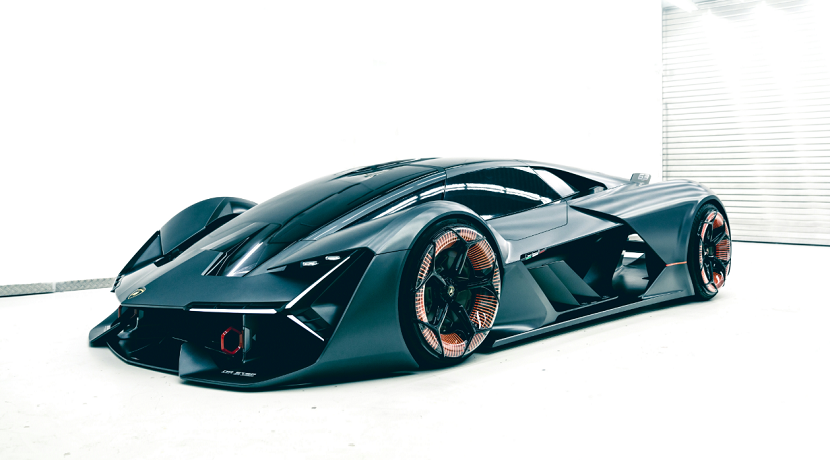 The first Lamborghini LB48H hybrid will be based on the Terzo Millennio