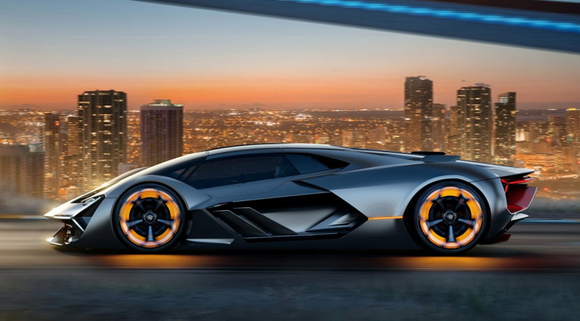  First Lamborghini hybrid based on the Terzo Millennio lateral 